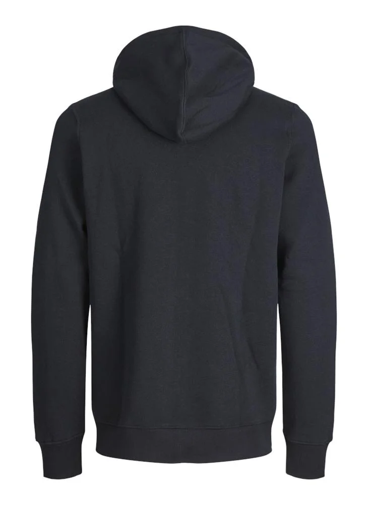 JACK & JONES  Casual Logo Zip Hoodie for Men | Best Price UAE
